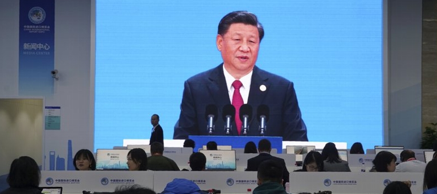 Xi intervino en la inauguración de la segunda edición de la China International...