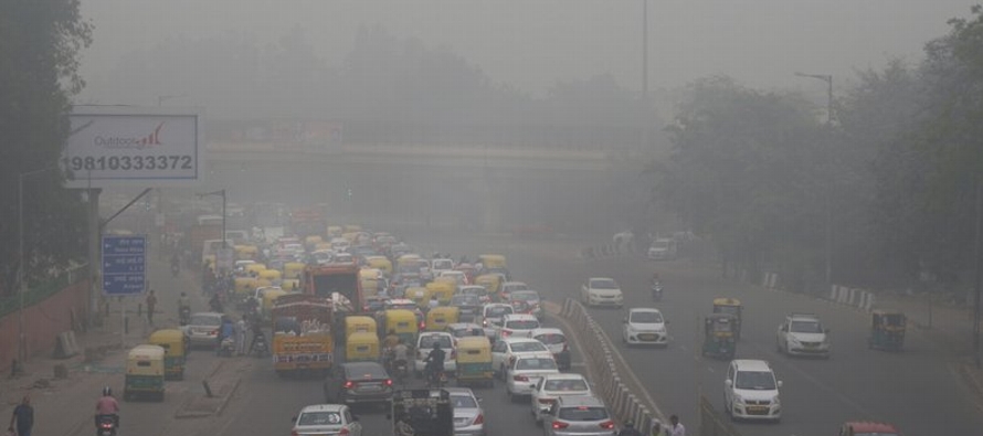 Los 20 millones de residentes en Nueva Delhi, una de las ciudades más contaminadas del...