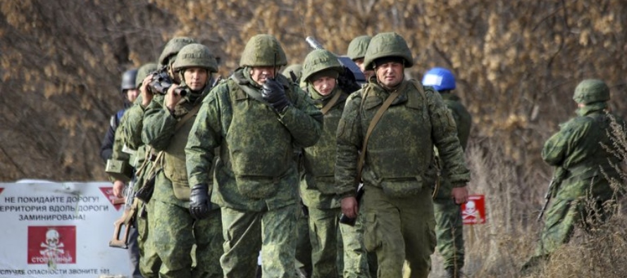 La lucha entre separatistas ucranianos respaldados por Rusia y fuerzas ucranianas en el este ha...