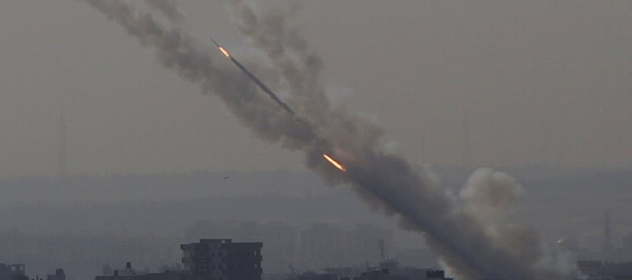 El Ejército israelí registró unos 250 cohetes lanzados hacia poblaciones...