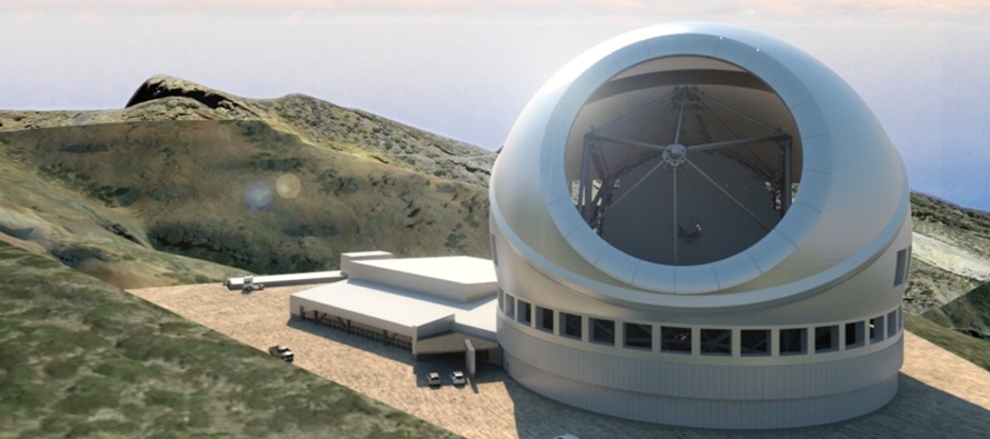 La isla española de La Palma, que ya alberga varios telescopios potentes en el Observatorio...