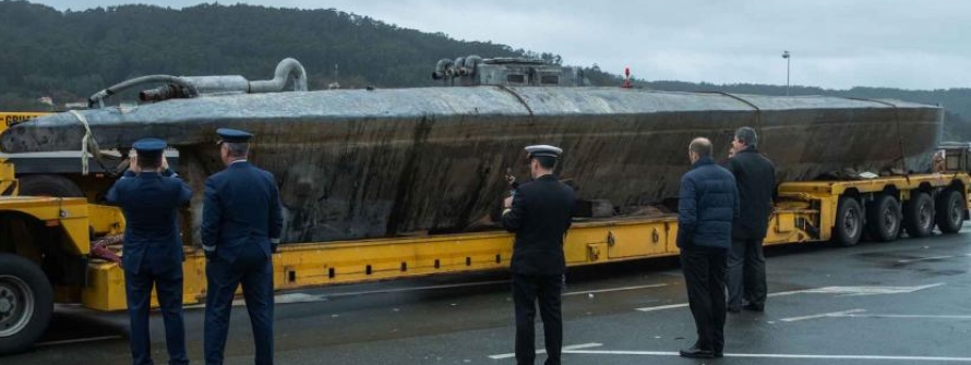 La policía interceptó el submarino, de 20 metros de eslora, el pasado sábado...