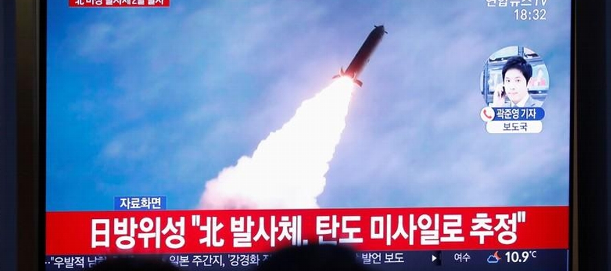 “Los múltiples lanzamientos de misiles de Corea del Norte son un serio desafío...