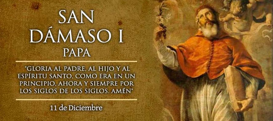 San Dámaso, de origen español, nació hacia el año 305. Su pontificado...