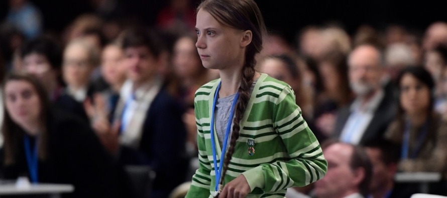 La adolescente sueca intervino en la COP25 de Madrid, donde unos 200 países están...