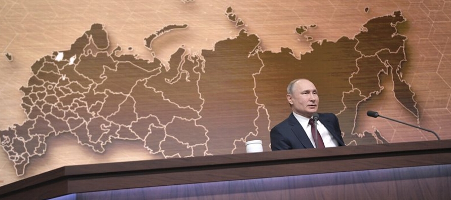 En su conferencia de prensa anual en Moscú, Putin dijo que el proceso en Washington es una...