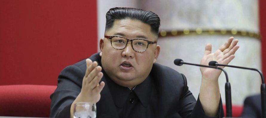 En la reunión del partido, Kim declaró que el Norte nunca renunciará a su...