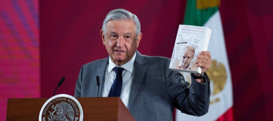 López Obrador ha abogado por el cofundador de Wikileaks tras asegurar que sus acciones...