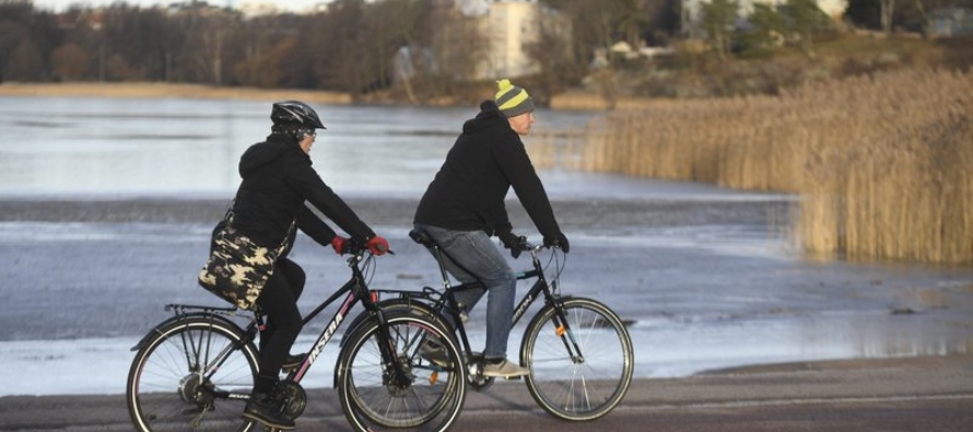 En la Finlandia continental se registró una temperatura máxima de 7,9 grados Celsius...