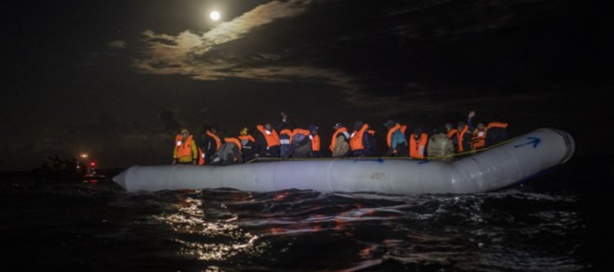 La OIM dijo que no se regresaron migrantes a Libia durante el mismo periodo de dos semanas en 2019,...