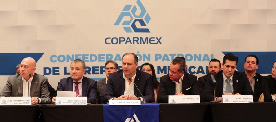 La Coparmex, que agrupa a los grandes empresarios del país, agregó que la estrategia...