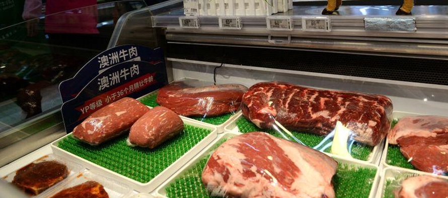 Los compradores chinos representan alrededor del 4% de las ventas al exterior de carne de res...