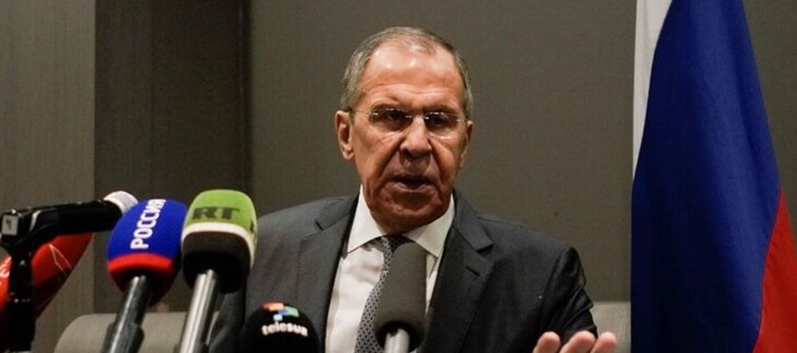 Lavrov llegó a Caracas el jueves por la noche, horas después de que el Departamento...