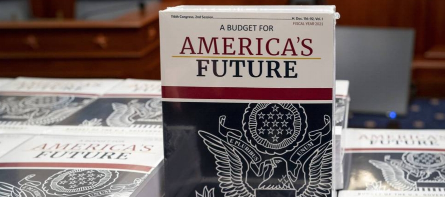 Bajo el título A budget for America's future ("Un presupuesto para el futuro de...
