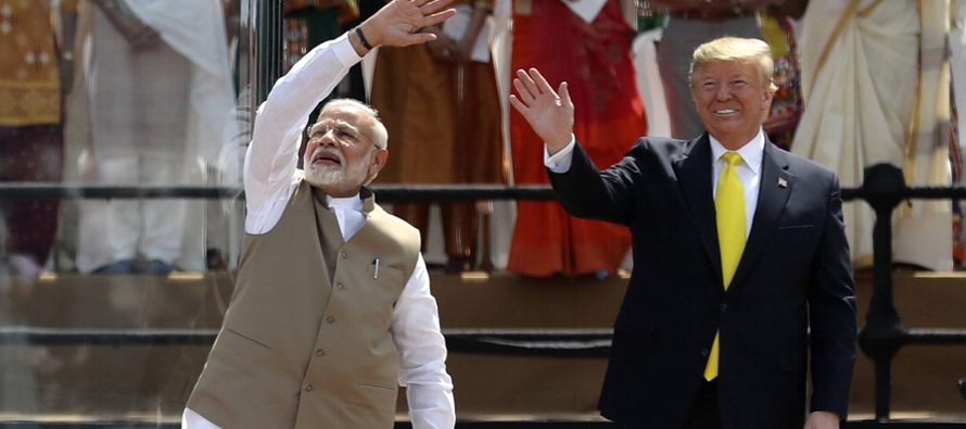 En su primera visita a la India como presidente estadounidense, Trump tiene previsto firmar...