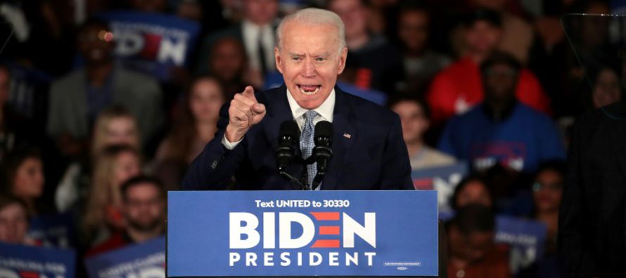 “Seguimos con mucha vida”, declaró Biden en un exuberante evento tras la...