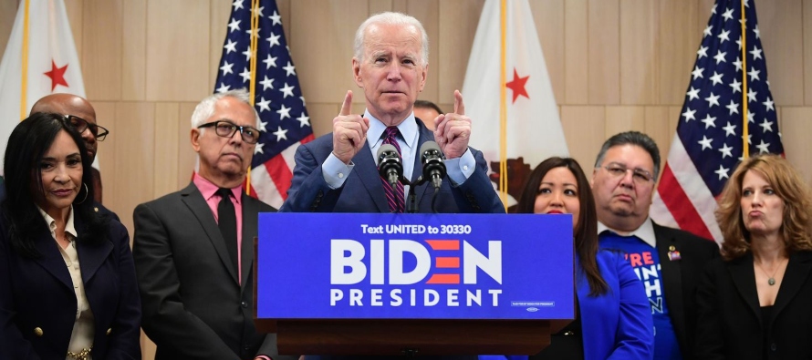 Tras perder las dos primeras citas de las primarias, Joe Biden hizo una declaración con...