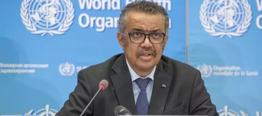 El director general de la Organización Mundial de la Salud (OMS), Tedros Adhanom...