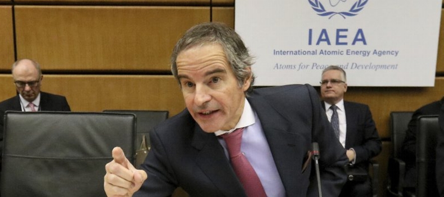 Rafael Grossi, director general del OIEA, indicó ante los miembros de la junta directiva en...