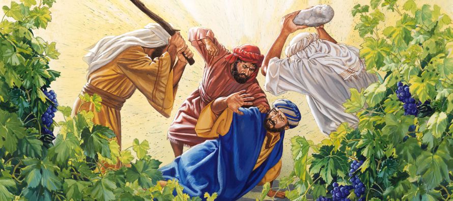 Cuando llegó el tiempo de los frutos, envió sus siervos a los labradores para recibir...