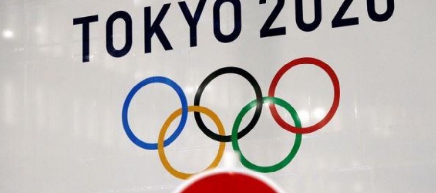 Foto del lunes del logo de los Juegos Olímpicos de Tokio. Mar 23, 2020. REUTERS/Issei Kato