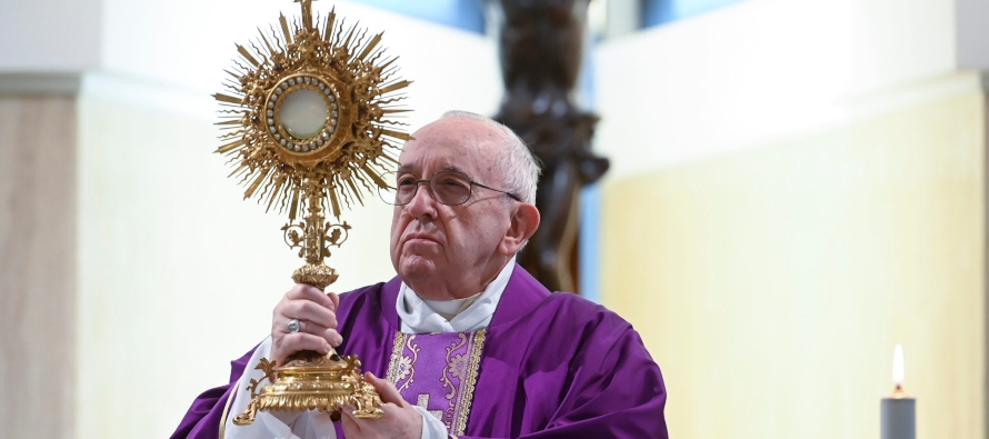 Oración del Papa para la Comunión espiritual