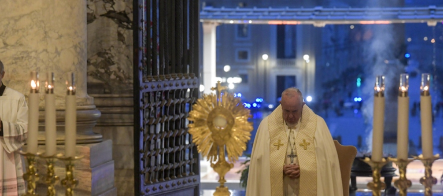 "Se trata de un evento extraordinario presidido por el papa, en un momento particular, cuando...
