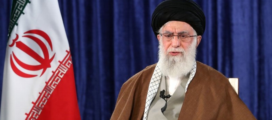 El ayatolá Ali Jamenei realizó las declaraciones en un discurso televisado en un...
