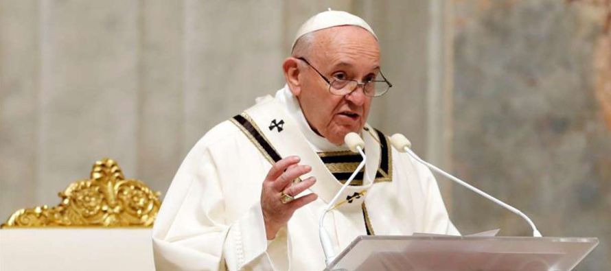 En su homilía pascual, el pontífice comparó los temores de los tiempos...