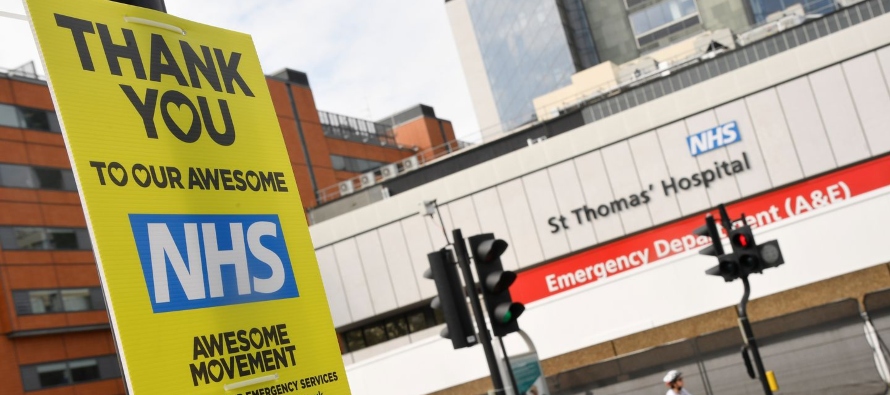 Hospital St. Thomas, en Londres.TOBY MELVILLE / REUTERS