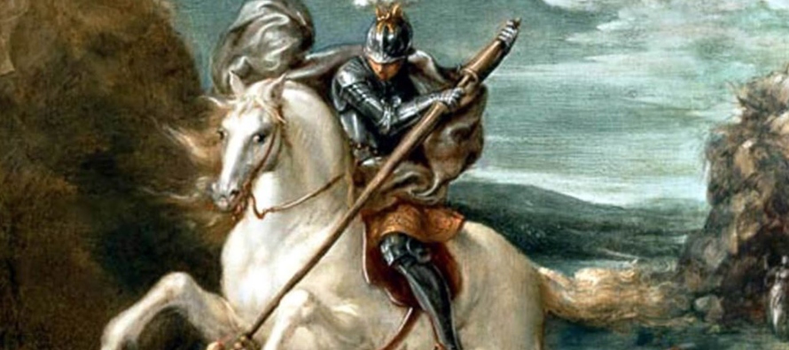 San Jorge siempre ha estado muy unido a la fuerza de superación y contra la tiranía.-...