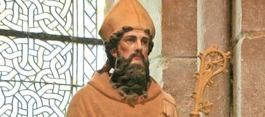 Fundador de la Abadía de Chaise-Dieu en Alvernia; nacio en Aurilac, Auvergne,...