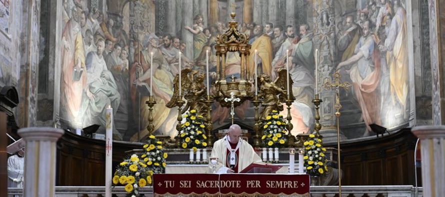 El papa Francisco pidió a los pueblos del mundo usar “el tiempo de penuria” del...