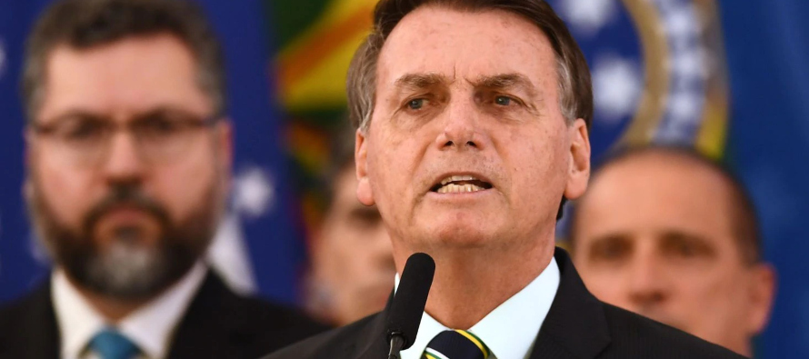 El presidente Bolsonaro comparece en Brasilia este martes para responder a las acusaciones de Moro...