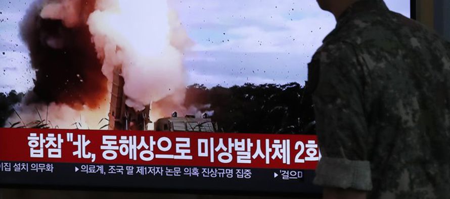 Tropas de Corea del Sur y Corea del Norte intercambiaron fuego el domingo en la conflictiva...