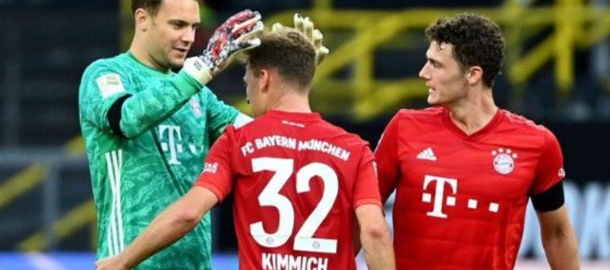 El Bayern, que suma siete triunfos en línea en la Bundesliga, tiene 64 puntos, siete...