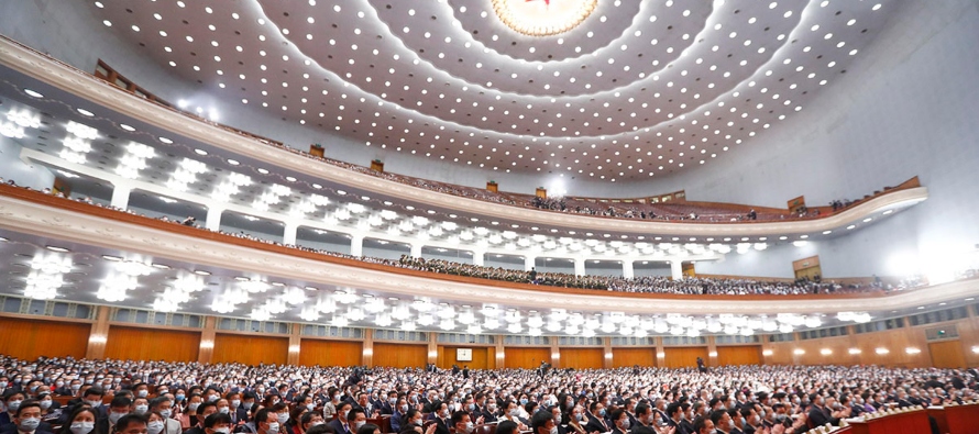 China aprovecha la sesión anual de la Asamblea Nacional Popular (el legislativo chino) para...