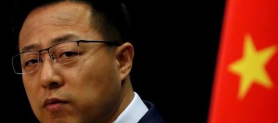 El portavoz del Ministerio de Asuntos Exteriores chino, Zhao Lijian, dijo que China se opone...