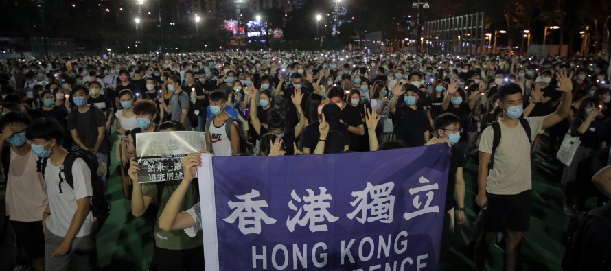 La vigilia de Hong Kong es el único acto en territorio chino que conmemora la matanza, cuyo...