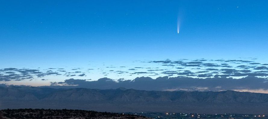 El cometa Neowise pasó por la órbita de Mercurio hace una semana. Su proximidad al...