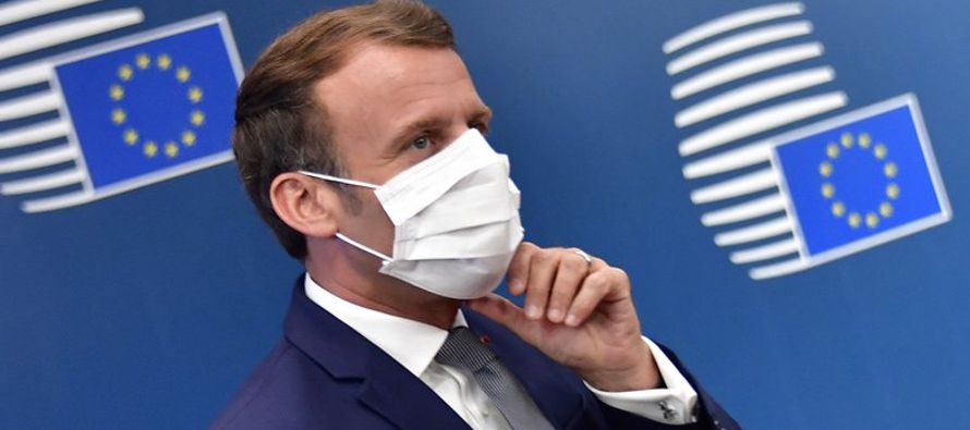 El presidente de Francia, Emmanuel Macron, lideró las negociaciones previas tras llegar a...