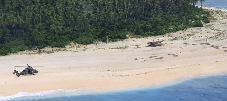 Los hombres llevaban casi tres días desaparecidos en el archipiélago de Micronesia...