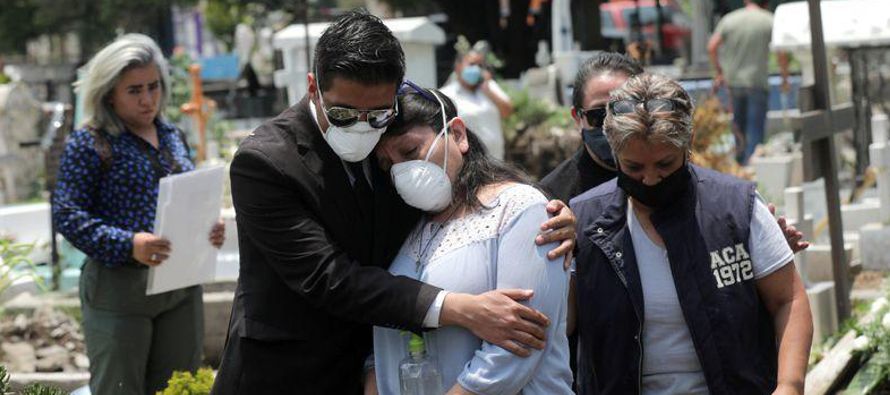 México reportó el sábado 695 nuevos fallecidos relacionados al coronavirus,...