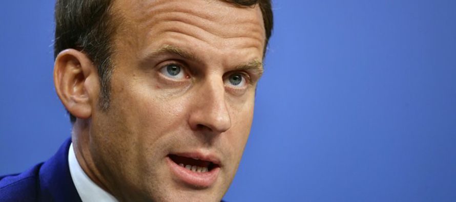 El presidente francés Emmanuel Macron expresó sus condolencias y respaldo a los...