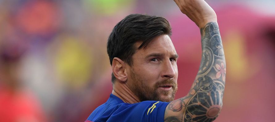Messi anunció su intención de abandonar el club azulgrana mediante un burofax enviado...