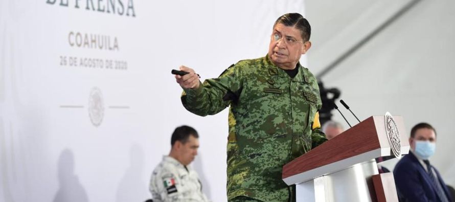 Según indicó el miércoles el general Luis Cresencio Sandoval, la...