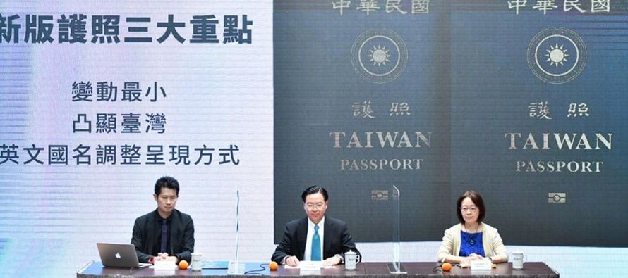 El Ministerio de Relaciones Exteriores de Taiwán divulgó el miércoles...