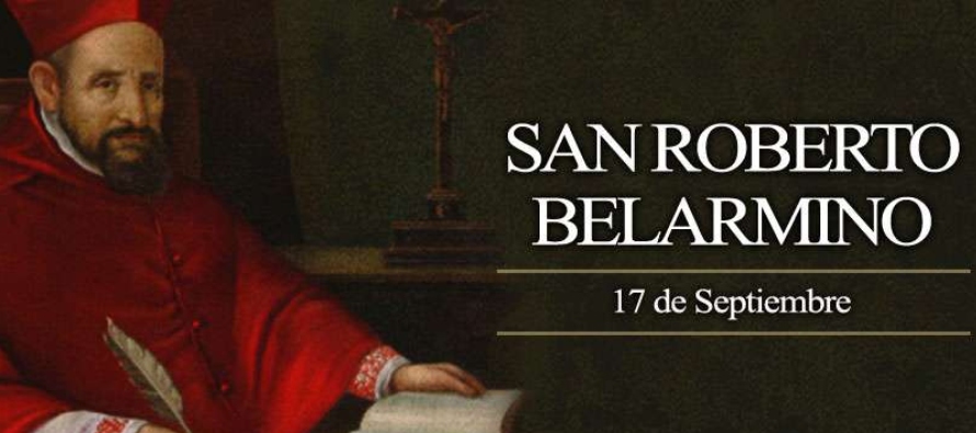San Roberto Belarmino, obispo y doctor de la Iglesia, miembro de la Compañía de...