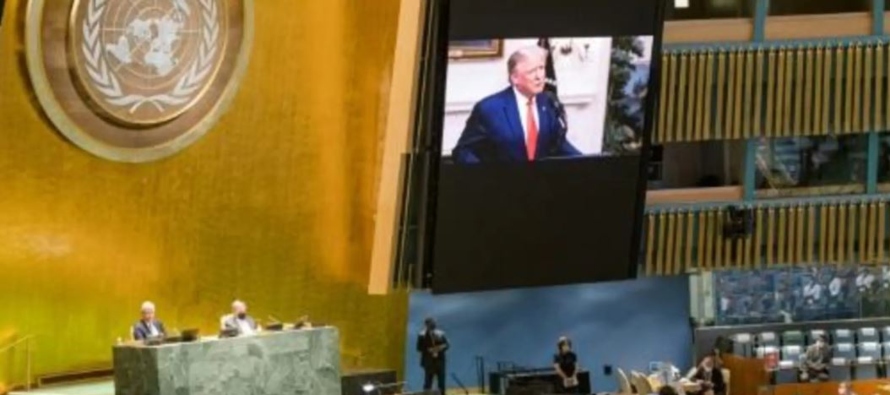 El embajador chino ante la ONU, Zhang Jun, acusó a su vez a Trump de diseminar "un...