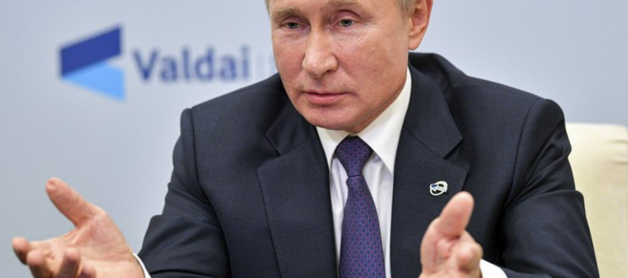 Putin subrayó que los juegos de guerra que las fuerzas armadas de China y Rusia sostuvieron...